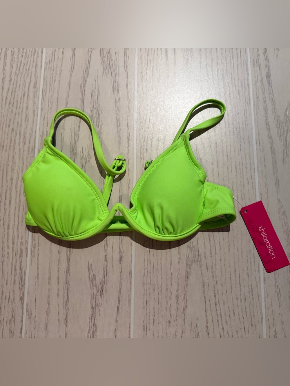Xhilaration‎ Neon Green Underwire Bikini Top Juniors XS NWT